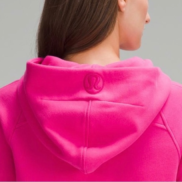 NWT Lululemon Scuba Oversized Half Zip Hoodie Jacket Sonic Pink Size M/L - Picture 9 of 10